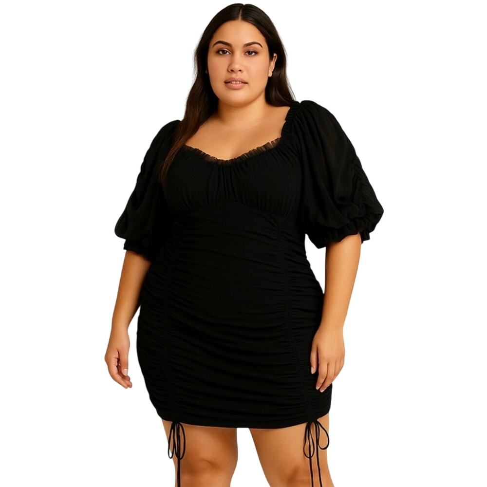 Joyfolie Mia Joy Alyssa Dress in Black XXL NWT